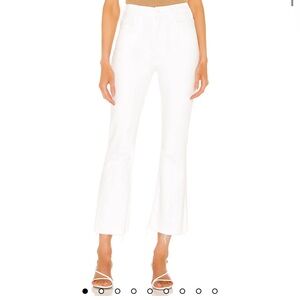 MOTHER The Hustler Ankle Fray in Fairest Of Them All (White)